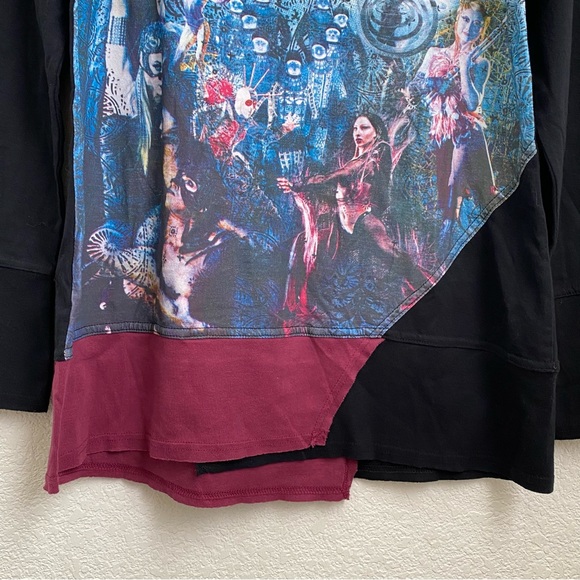 CIRQUE DU SOLEIL Osez Rever Black/Colorful Long Sleeve Women’s Shirt Size M - Picture 8 of 12